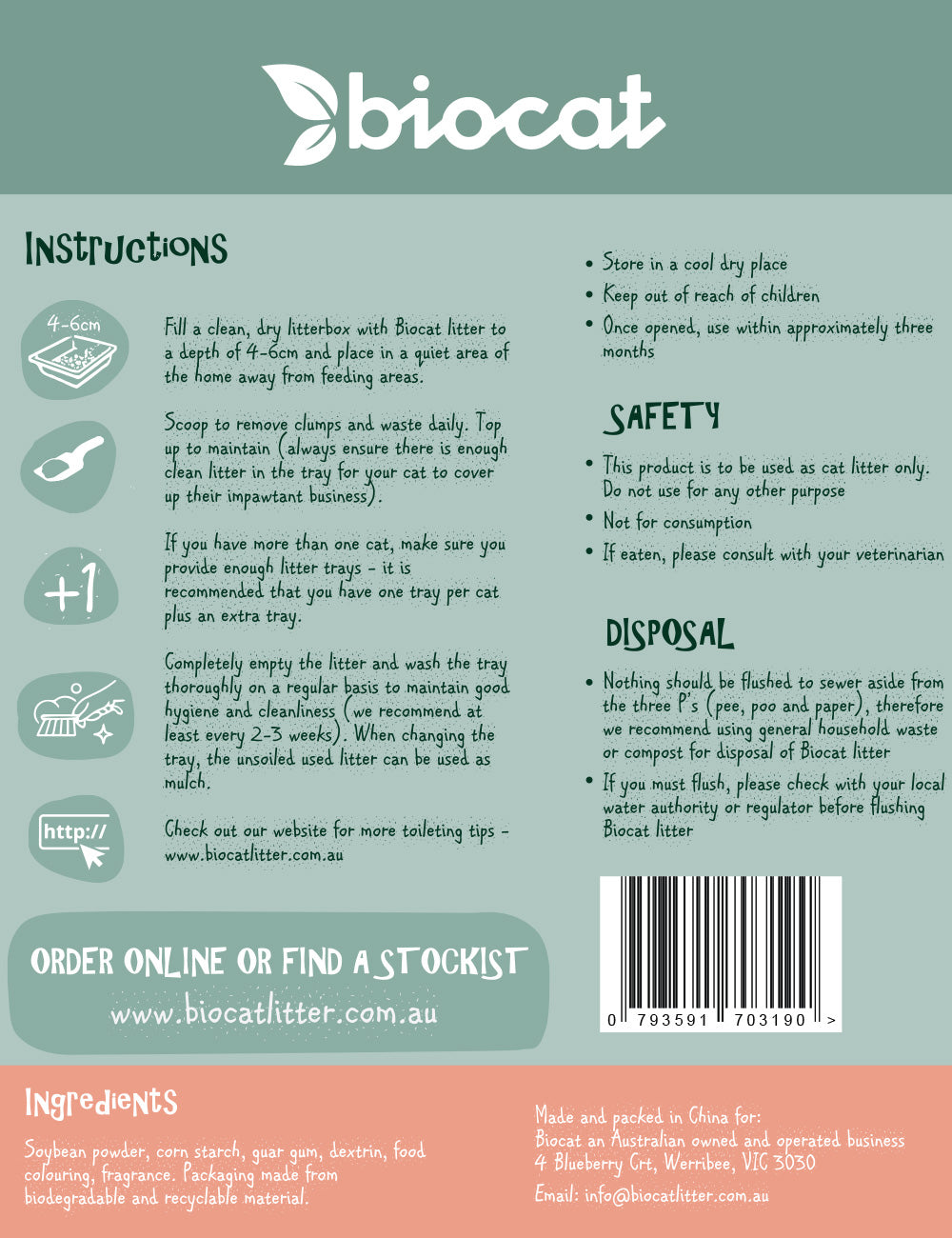 Green Tea Tofu Litter - Carton