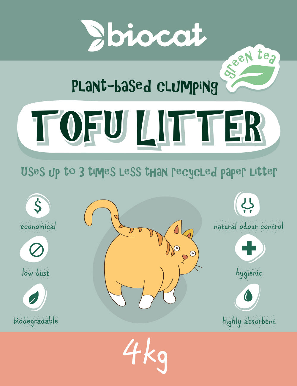 Green Tea Tofu Litter - Carton